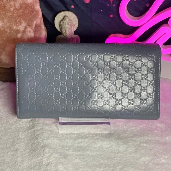 EUC Gucci Guccissima Long Wallet w/COA (Painted) - Picture 3 of 11